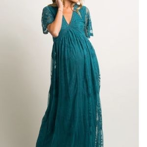 Pink Blush Maternity Dress